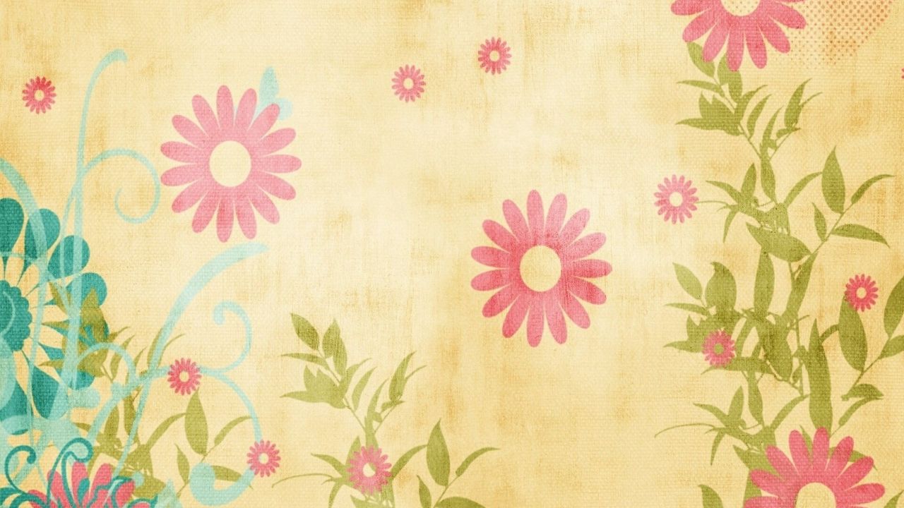 Wallpaper canvas, fabric, flowers