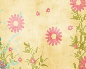 Preview wallpaper canvas, fabric, flowers