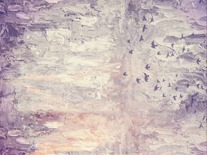Preview wallpaper canvas, paint, bumps, birds, texture