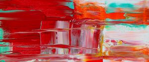 Preview wallpaper canvas, paint, colorful, smeared, abstraction