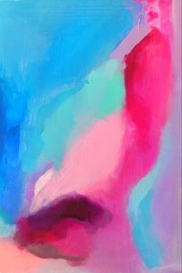 Preview wallpaper canvas, paint, strokes, colorful, modern art, abstraction
