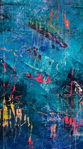 Preview wallpaper canvas, picture, abstraction, modern, colorful, paint