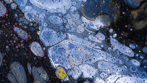 Preview wallpaper canvas, spots, stains, abstraction, blue