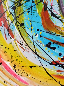 Preview wallpaper canvas, spray, paint, abstraction, drops