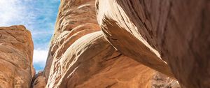 Preview wallpaper canyon, cave, gorge, rocks, sandy
