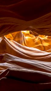 Preview wallpaper canyon, cave, relief, light, nature