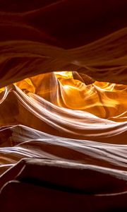 Preview wallpaper canyon, cave, relief, light, nature