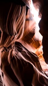 Preview wallpaper canyon, cave, relief, shadows, light