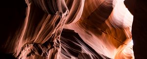 Preview wallpaper canyon, cave, relief, shadows, light