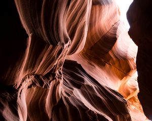 Preview wallpaper canyon, cave, relief, shadows, light