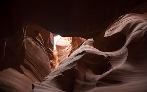 Preview wallpaper canyon, cave, rock, shadows
