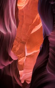 Preview wallpaper canyon, cave, sand, relief, sandy