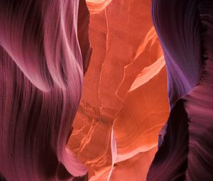 Preview wallpaper canyon, cave, sand, relief, sandy