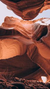Preview wallpaper canyon, cave, sandstone