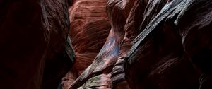 Preview wallpaper canyon, cave, sandy, rocks