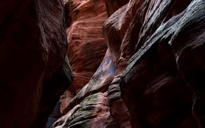 Preview wallpaper canyon, cave, sandy, rocks