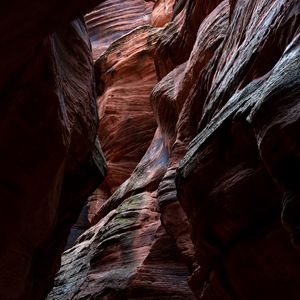 Preview wallpaper canyon, cave, sandy, rocks