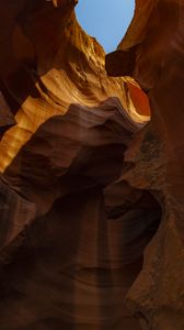 Preview wallpaper canyon, cave, stone, sky