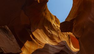 Preview wallpaper canyon, cave, stone, sky