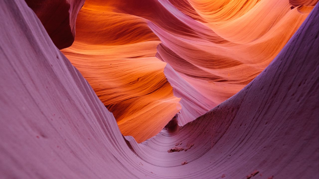 Wallpaper canyon, curve, relief
