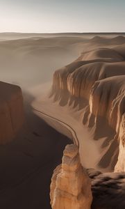 Preview wallpaper canyon, desert, sand, nature