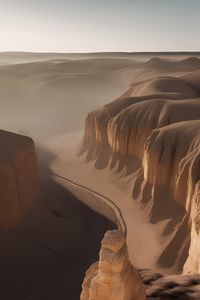 Preview wallpaper canyon, desert, sand, nature
