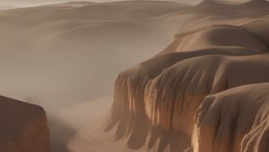 Preview wallpaper canyon, desert, sand, nature