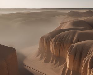 Preview wallpaper canyon, desert, sand, nature