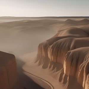 Preview wallpaper canyon, desert, sand, nature