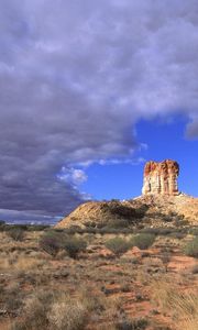 Preview wallpaper canyon, eminence, clouds, sky, australia