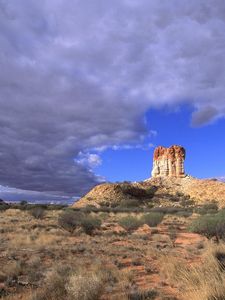 Preview wallpaper canyon, eminence, clouds, sky, australia