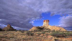 Preview wallpaper canyon, eminence, clouds, sky, australia