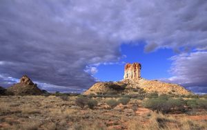 Preview wallpaper canyon, eminence, clouds, sky, australia