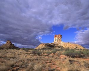 Preview wallpaper canyon, eminence, clouds, sky, australia