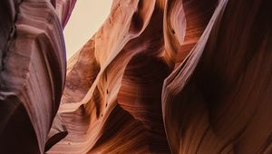 Preview wallpaper canyon, gorge, cave, rocks, mountains