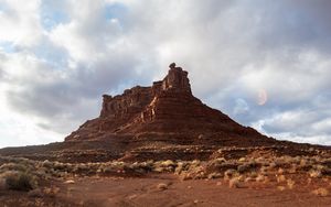 Preview wallpaper canyon, mountain, rock, sky