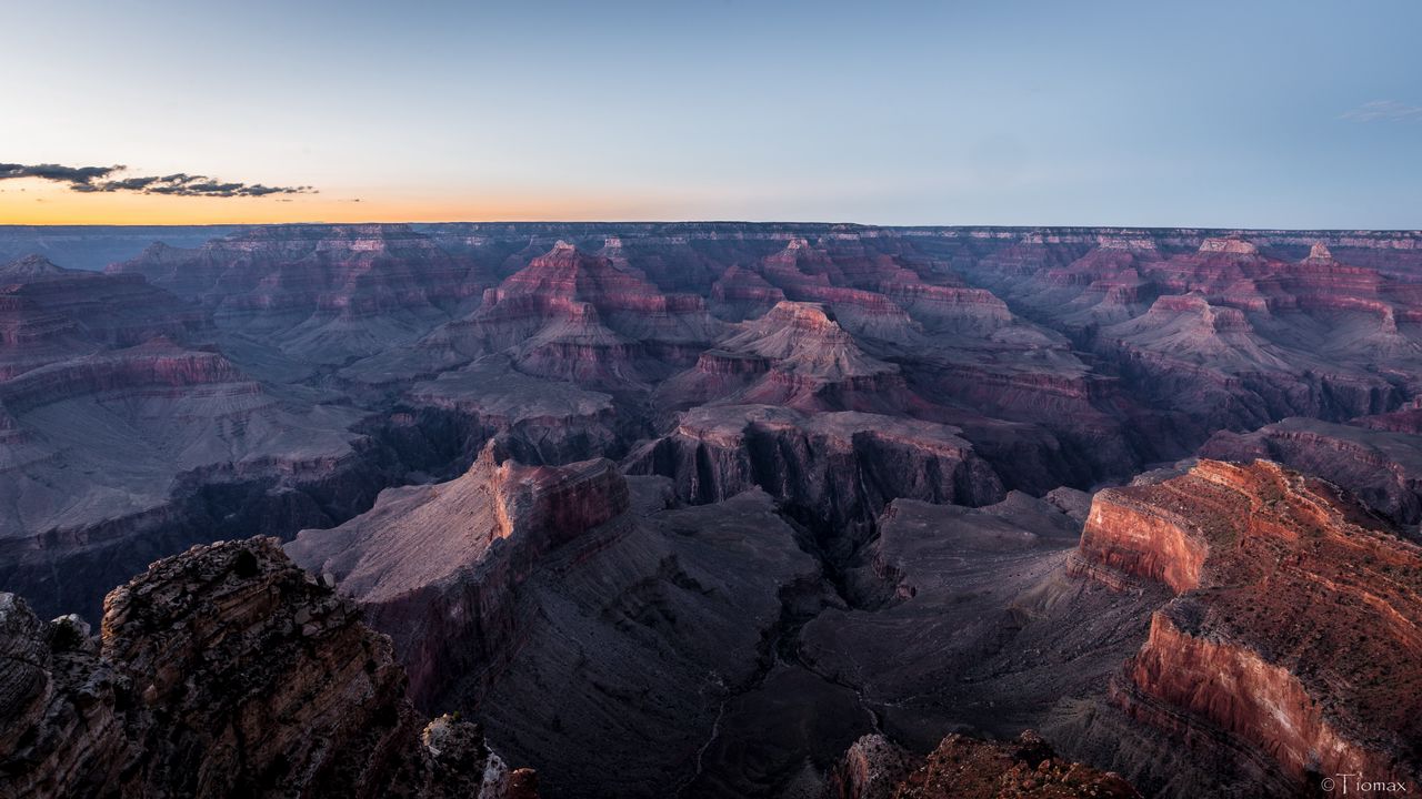 Wallpaper canyon, mountains, aerial view, landscape