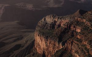 Preview wallpaper canyon, mountains, cliff, aerial view, landscape