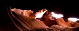 Preview wallpaper canyon, relief, cave, light