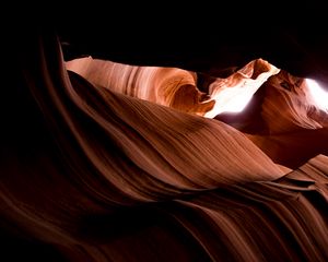 Preview wallpaper canyon, relief, cave, light