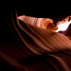 Preview wallpaper canyon, relief, cave, light