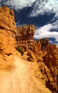 Preview wallpaper canyon, relief, path