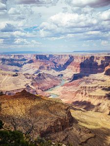 Preview wallpaper canyon, relief, river, nature