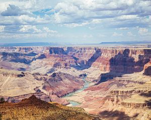 Preview wallpaper canyon, relief, river, nature