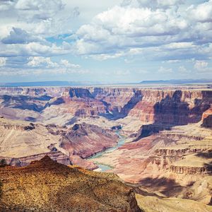 Preview wallpaper canyon, relief, river, nature