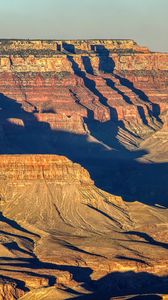 Preview wallpaper canyon, relief, shadows, nature