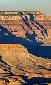 Preview wallpaper canyon, relief, shadows, nature