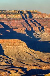 Preview wallpaper canyon, relief, shadows, nature