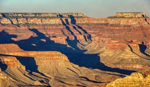 Preview wallpaper canyon, relief, shadows, nature