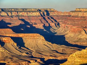 Preview wallpaper canyon, relief, shadows, nature